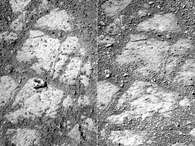 Imagem à esquerda mostra a rocha. Dias antes, na fotografia da direita, o objeto não aparecia Foto: Nasa / Divulgação