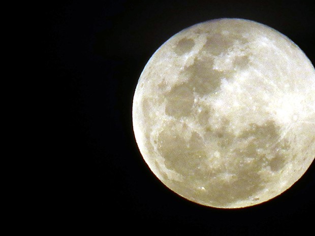 Foto da Lua (Foto: Thiago Souza)