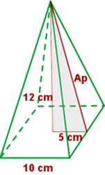 pirámide cuadrangular