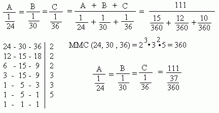 divisão proporcional